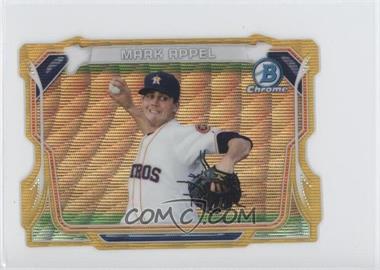 2014 Bowman Chrome - Mini Chrome - Gold Die-Cut Wave Refractor #MC-MA - Mark Appel /50