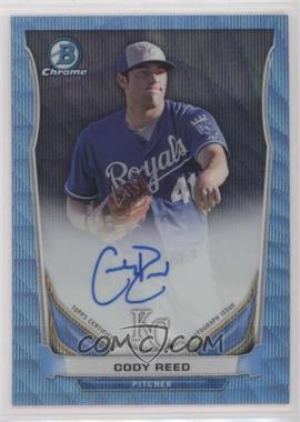 2014 Bowman Chrome - Prospect Autographs - Blue Wave Refractor #BCAP-CR - Cody Reed /50
