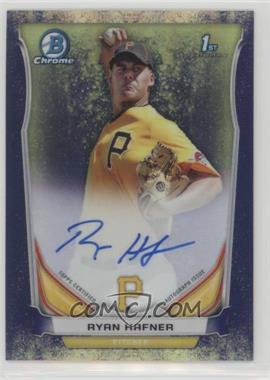 2014 Bowman Chrome - Prospect Autographs - Purple Bubbles Refractor #BCAP-RHA - Ryan Hafner /10