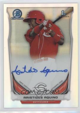 2014 Bowman Chrome - Prospect Autographs - Refractor #BCAP-AA - Aristides Aquino /500