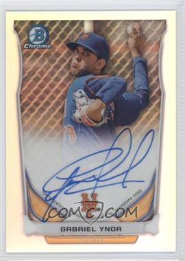 2014 Bowman Chrome - Prospect Autographs - Refractor #BCAP-GY - Gabriel Ynoa /500