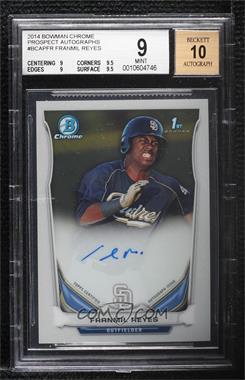 2014 Bowman Chrome - Prospect Autographs #BCAP-FR - Franmil Reyes [BGS 9 MINT]