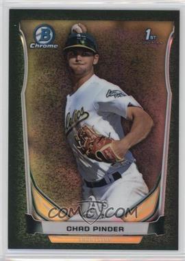 2014 Bowman Chrome - Prospects - Black Static Refractor #BCP85 - Chad Pinder /35