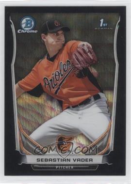 2014 Bowman Chrome - Prospects - Black Wave Refractor #BCP72 - Sebastian Vader