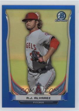 2014 Bowman Chrome - Prospects - Blue Refractor #BCP21 - R.J. Alvarez /250