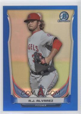 2014 Bowman Chrome - Prospects - Blue Refractor #BCP21 - R.J. Alvarez /250