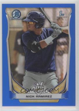 2014 Bowman Chrome - Prospects - Blue Refractor #BCP35 - Nick Ramirez /250