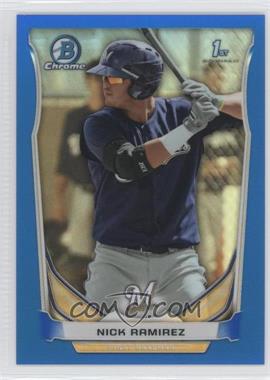 2014 Bowman Chrome - Prospects - Blue Refractor #BCP35 - Nick Ramirez /250