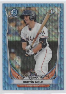 2014 Bowman Chrome - Prospects - Blue Wave Refractor #BCP61 - Austin Nola