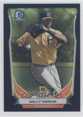 2014 Bowman Chrome - Prospects - Carbon Fiber Refractor #BCP9 - Willy Garcia /10