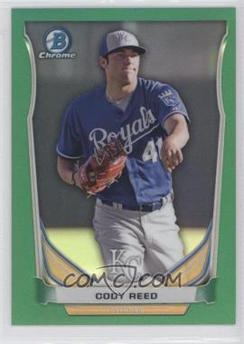 2014 Bowman Chrome - Prospects - Green Refractor #BCP44 - Cody Reed /75