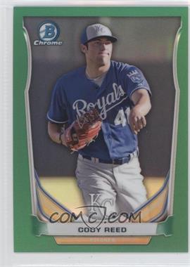 2014 Bowman Chrome - Prospects - Green Refractor #BCP44 - Cody Reed /75