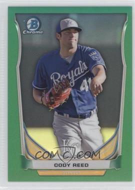 2014 Bowman Chrome - Prospects - Green Refractor #BCP44 - Cody Reed /75