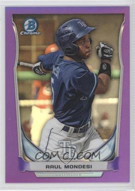 2014 Bowman Chrome - Prospects - Purple Refractor #BCP39 - Raul Mondesi Jr. /150