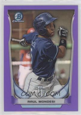 2014 Bowman Chrome - Prospects - Purple Refractor #BCP39 - Raul Mondesi Jr. /150