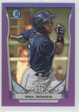 2014 Bowman Chrome - Prospects - Purple Refractor #BCP39 - Raul Mondesi Jr. /150