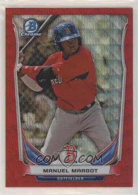 2014 Bowman Chrome - Prospects - Red Wave Refractor #BCP29 - Manuel Margot /25