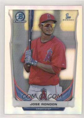 2014 Bowman Chrome - Prospects - Refractor #BCP15 - Jose Rondon /500