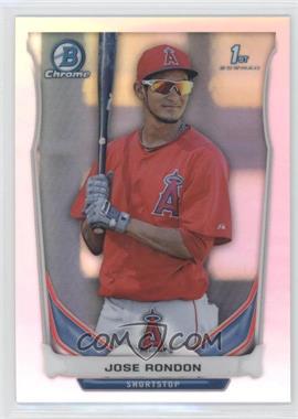 2014 Bowman Chrome - Prospects - Refractor #BCP15 - Jose Rondon /500