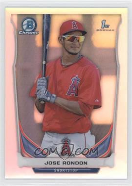 2014 Bowman Chrome - Prospects - Refractor #BCP15 - Jose Rondon /500