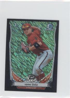 2014 Bowman Chrome Minis - [Base] - Black Shimmer Refractor #54 - Isan Diaz