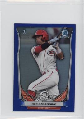 2014 Bowman Chrome Minis - [Base] - Blue Refractor #194 - Alex Blandino /20