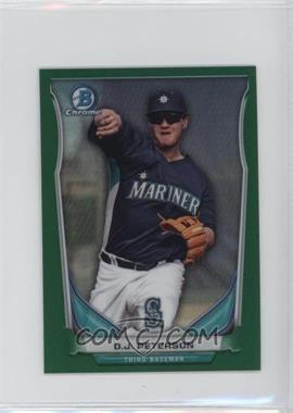 2014 Bowman Chrome Minis - [Base] - Green Refractor #109 - D.J. Peterson /15