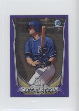 2014 Bowman Chrome Minis - [Base] - Purple Refractor #311 - Hunter Dozier /3