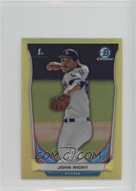 2014 Bowman Chrome Minis - [Base] - Yellow Refractor #277 - John Richy /25