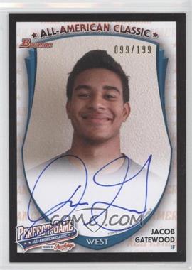 2014 Bowman Draft - AFLAC/Perfect Game/Under Armour All-American Autographs #PG-JGA - Jacob Gatewood (2013 Perfect Game) /199