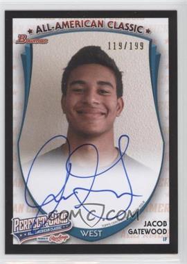 2014 Bowman Draft - AFLAC/Perfect Game/Under Armour All-American Autographs #PG-JGA - Jacob Gatewood (2013 Perfect Game) /199