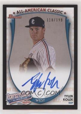 2014 Bowman Draft - AFLAC/Perfect Game/Under Armour All-American Autographs #PG-TKO - Tyler Kolek (2013 Perfect Game) /199