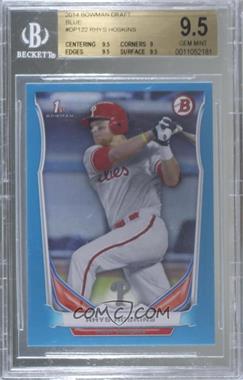 2014 Bowman Draft - [Base] - Blue #DP122 - Rhys Hoskins /399 [BGS 9.5 GEM MINT]