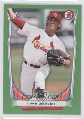 2014 Bowman Draft - [Base] - Green #DP23 - Luke Weaver /75