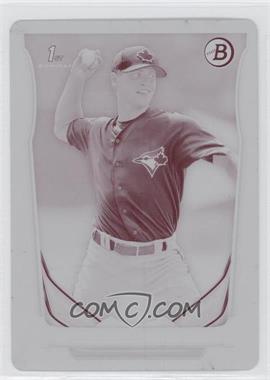 2014 Bowman Draft - [Base] - Printing Plate Magenta #DP124 - Lane Thomas /1