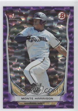 2014 Bowman Draft - [Base] - Purple Ice #DP48 - Monte Harrison /99