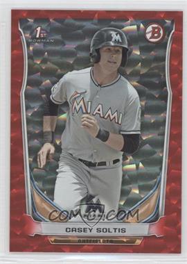 2014 Bowman Draft - [Base] - Red Ice #DP110 - Casey Soltis /150