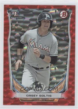 2014 Bowman Draft - [Base] - Red Ice #DP110 - Casey Soltis /150