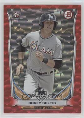 2014 Bowman Draft - [Base] - Red Ice #DP110 - Casey Soltis /150