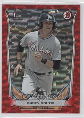 2014 Bowman Draft - [Base] - Red Ice #DP110 - Casey Soltis /150