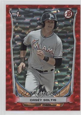 2014 Bowman Draft - [Base] - Red Ice #DP110 - Casey Soltis /150