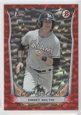 2014 Bowman Draft - [Base] - Red Ice #DP110 - Casey Soltis /150