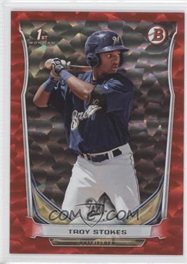 2014 Bowman Draft - [Base] - Red Ice #DP111 - Troy Stokes /150