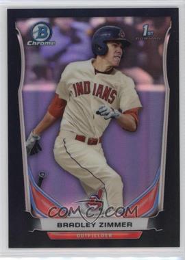 2014 Bowman Draft - Chrome - Black Refractor #CDP17 - Bradley Zimmer /75