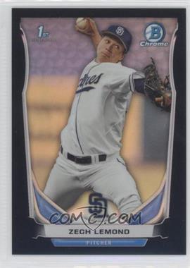 2014 Bowman Draft - Chrome - Black Refractor #CDP64 - Zech Lemond /75