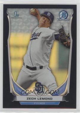 2014 Bowman Draft - Chrome - Black Refractor #CDP64 - Zech Lemond /75