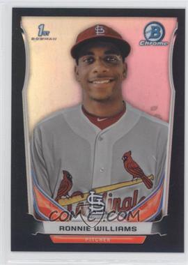 2014 Bowman Draft - Chrome - Black Refractor #CDP74 - Ronnie Williams /75