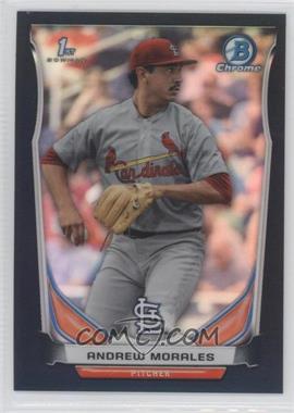 2014 Bowman Draft - Chrome - Black Refractor #CDP76 - Andrew Morales /75