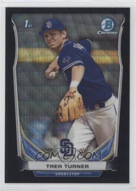 2014 Bowman Draft - Chrome - Black Wave Refractor #CDP10 - Trea Turner