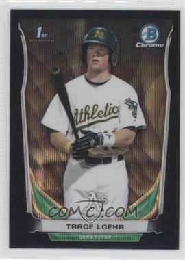 2014 Bowman Draft - Chrome - Black Wave Refractor #CDP108 - Trace Loehr